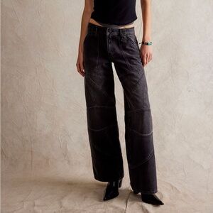 Free People - We The Free Moto Straight Jeans